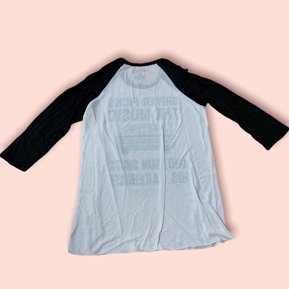 Hot Topic Supernatural Driver Picks the Music Raglan Sleeve Baseball Tee - Picture 2 of 3